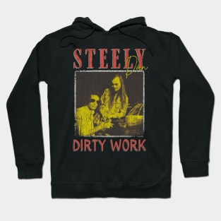 Steely Dan Vintage 1970 // Dirty Works Original Fan Design Artwork Hoodie